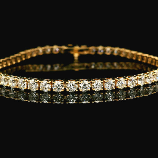 14k Diamond Tennis Bracelet - 6 cttw