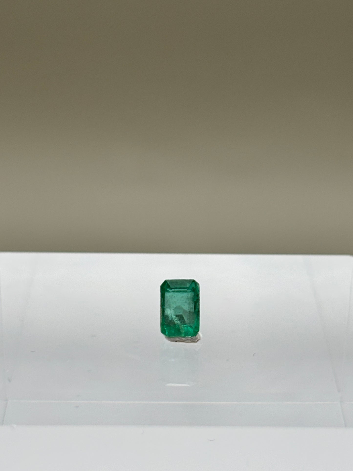 1.14 Carat Natural Vivid Green Loose Colombian Emerald - Emerald Cut