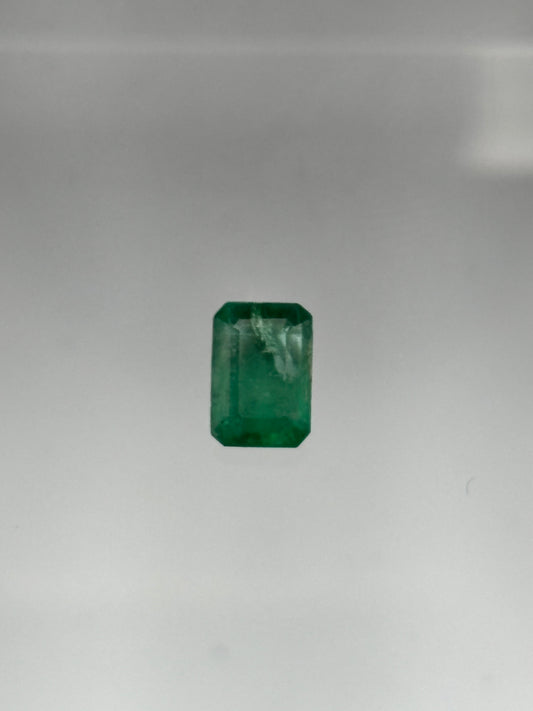 1.14 Carat Natural Vivid Green Loose Colombian Emerald - Emerald Cut