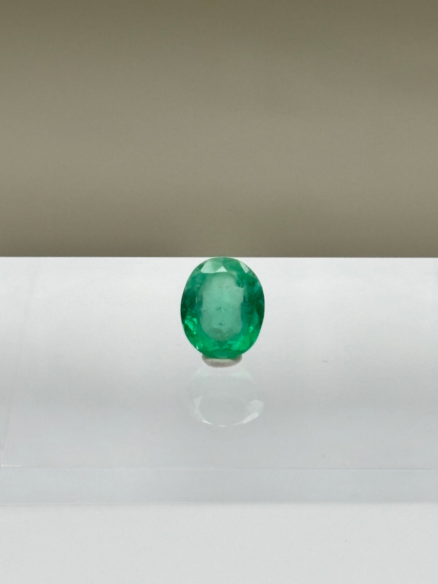 1.99 Carat Natural Vivid Green Loose Colombian Emerald - Oval Cut