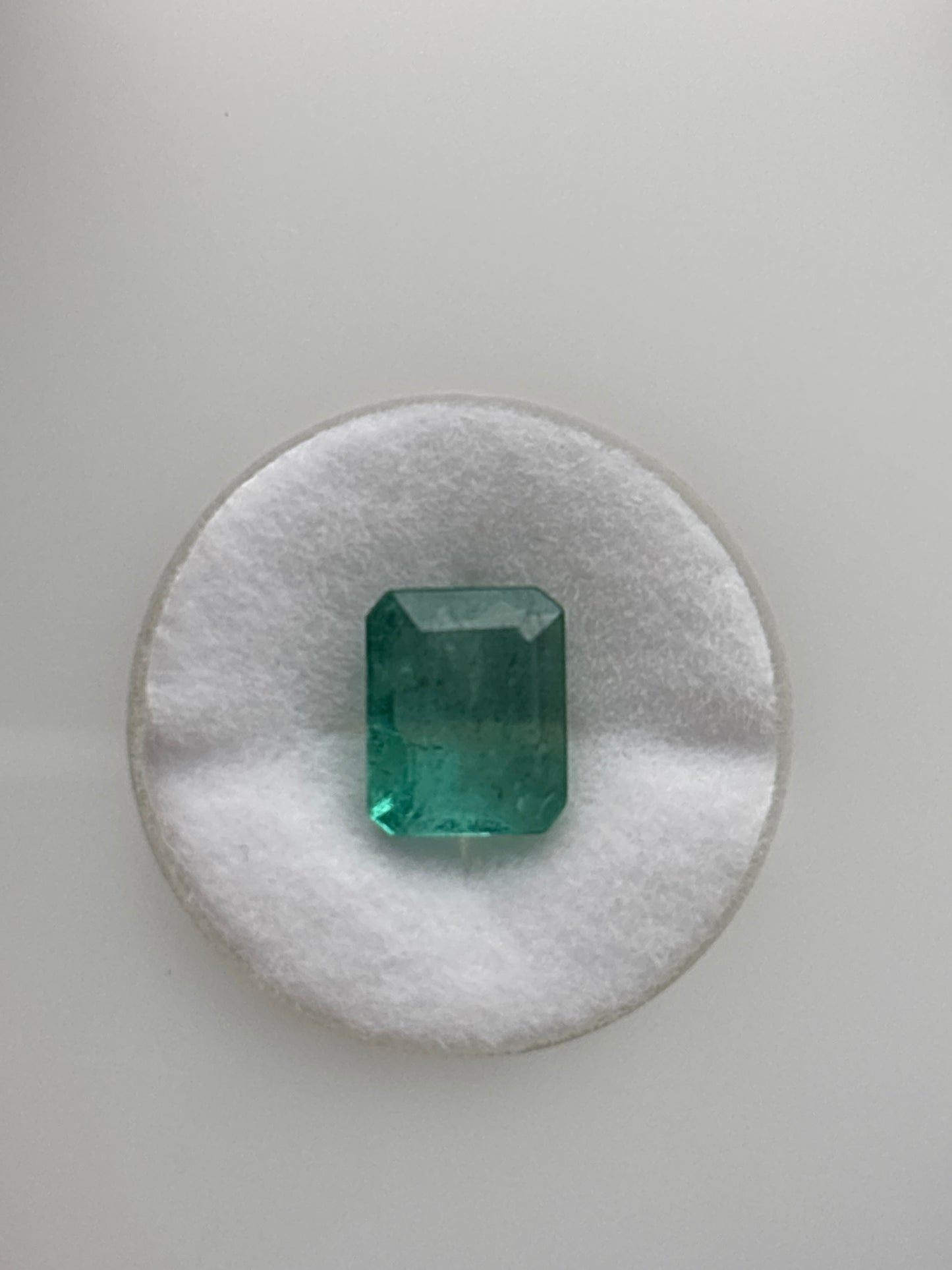 1.49 Carat Natural Green Loose Zambian Emerald - Emerald Cut