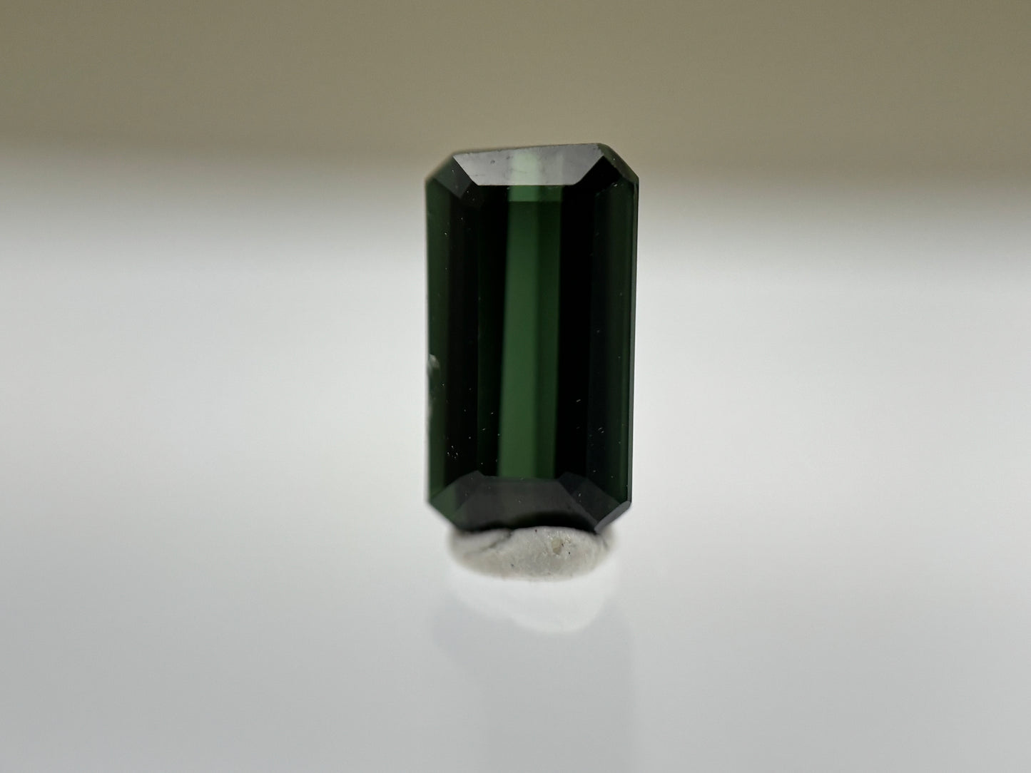 0.85 Carat Natural Green Loose Nigerian Tourmaline - Emerald Cut