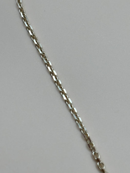 14k Yellow Gold 1.2mm Diamond Cut Cable Chain - 16"