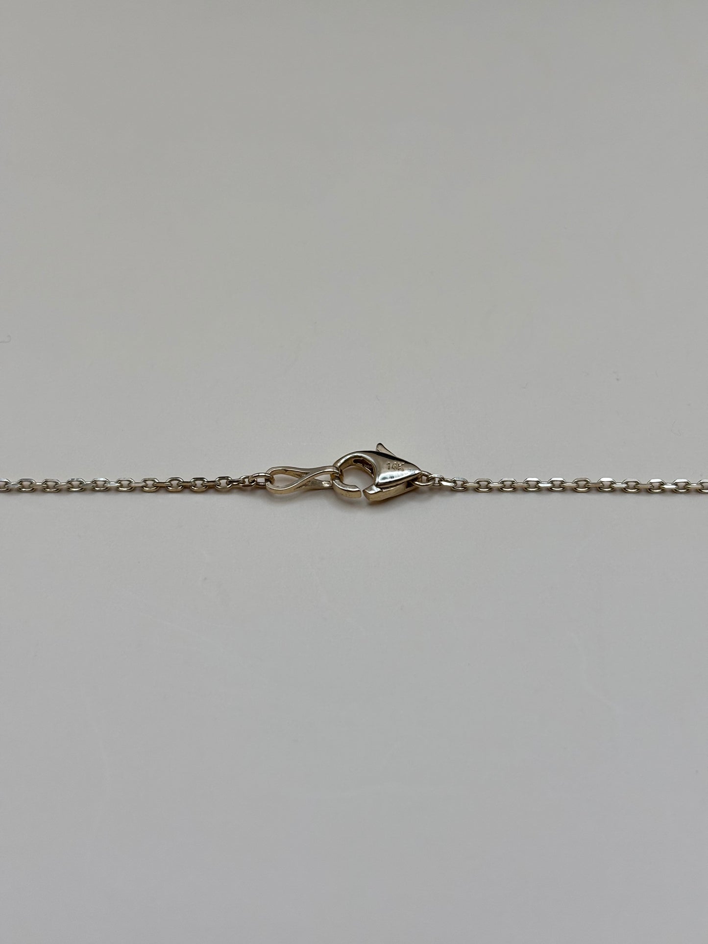 14k Yellow Gold Emerald by the Yard Necklace - 17"