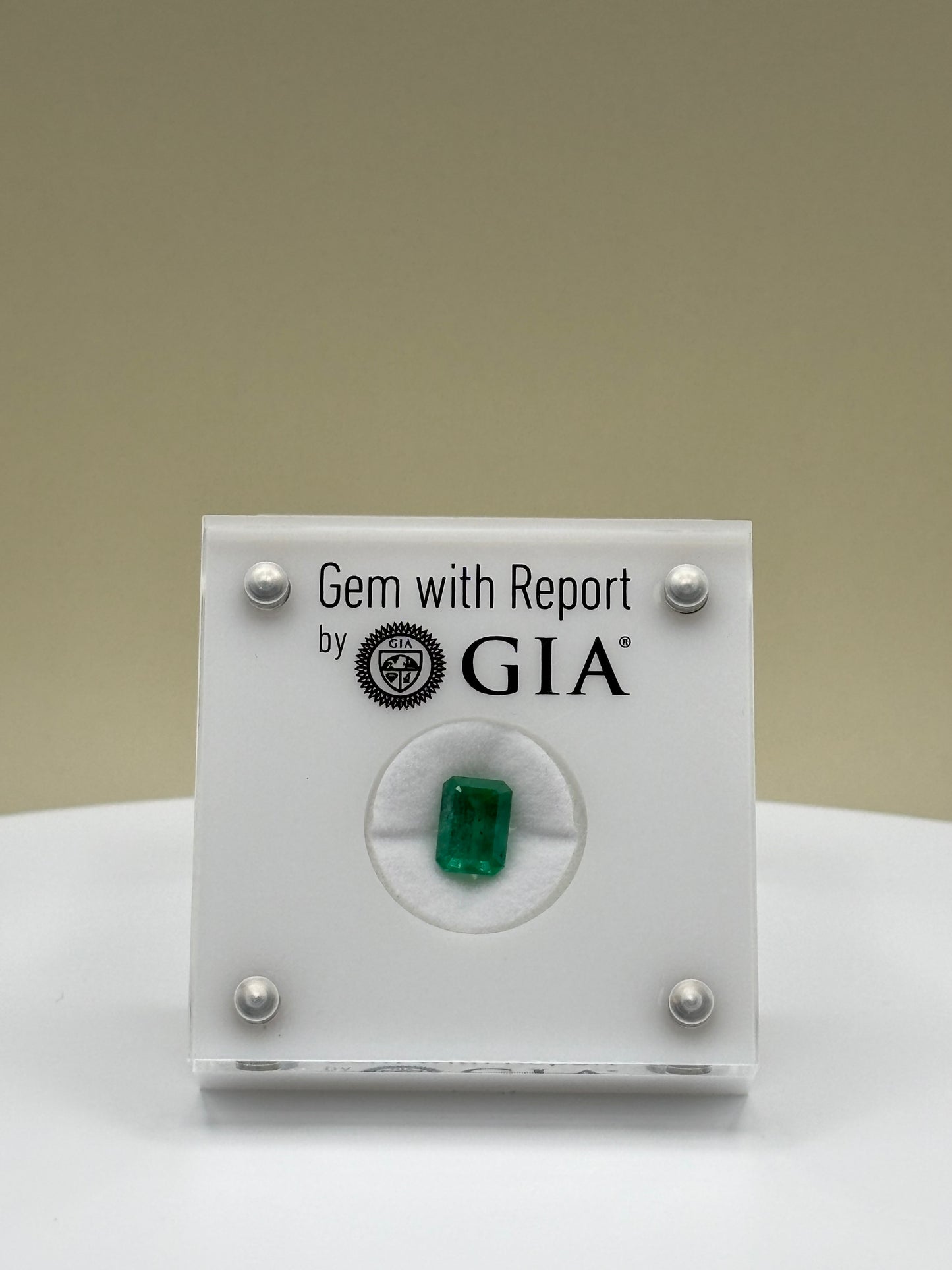 2.13 Carat Natural Vivid Green Loose Zambian Emerald - Emerald Cut