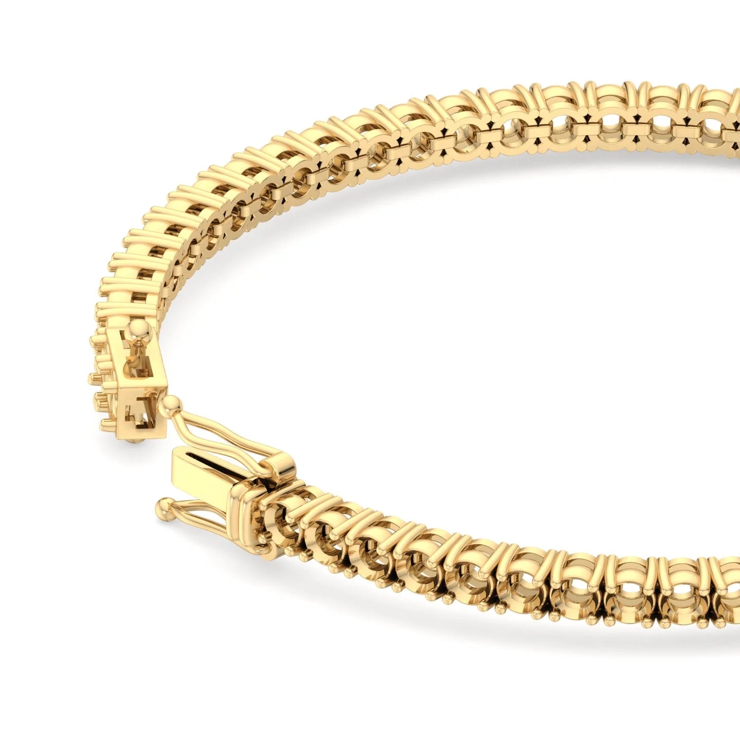 14k Diamond Tennis Bracelet - 10 cttw