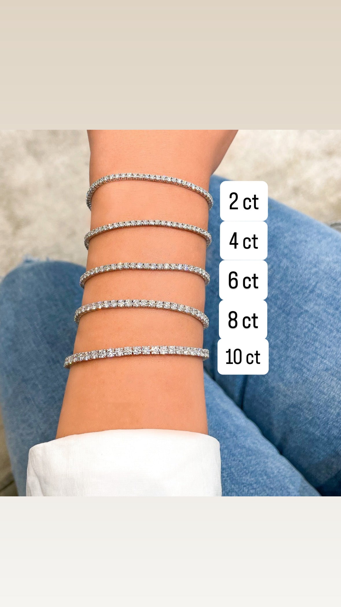 14k Diamond Tennis Bracelet - 2 cttw