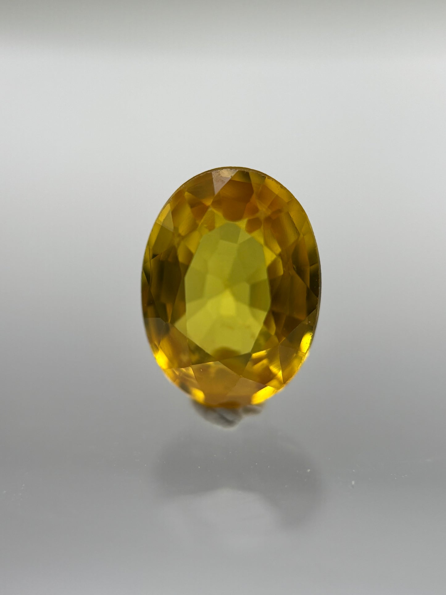 1.03 Carat Natural Yellow Loose Madagascar Sapphire - Oval Cut
