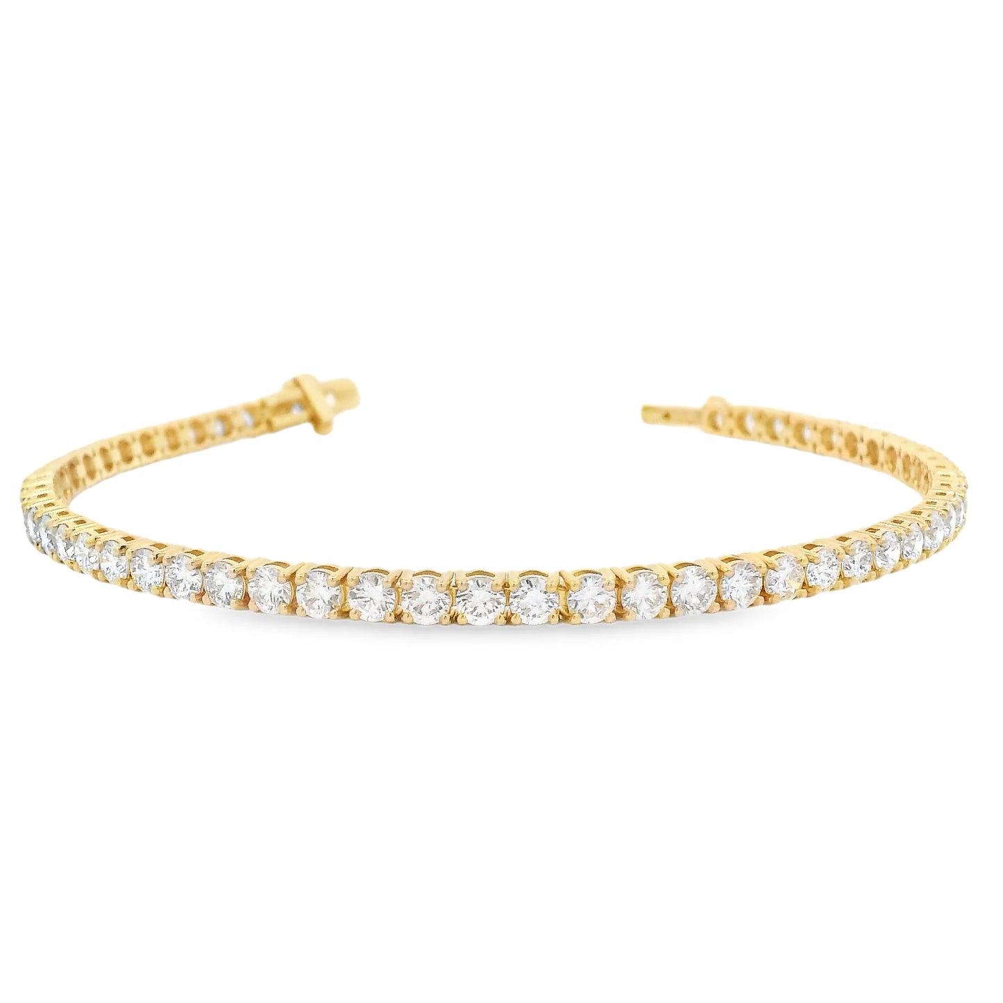 14k Diamond Tennis Bracelet - 8 cttw