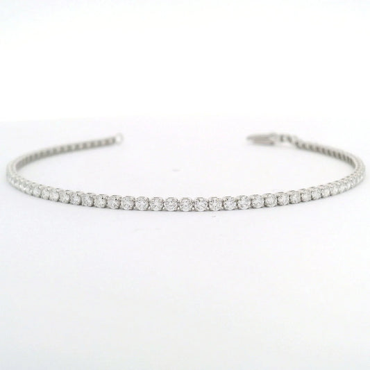 14k Diamond Tennis Bracelet - 2 cttw