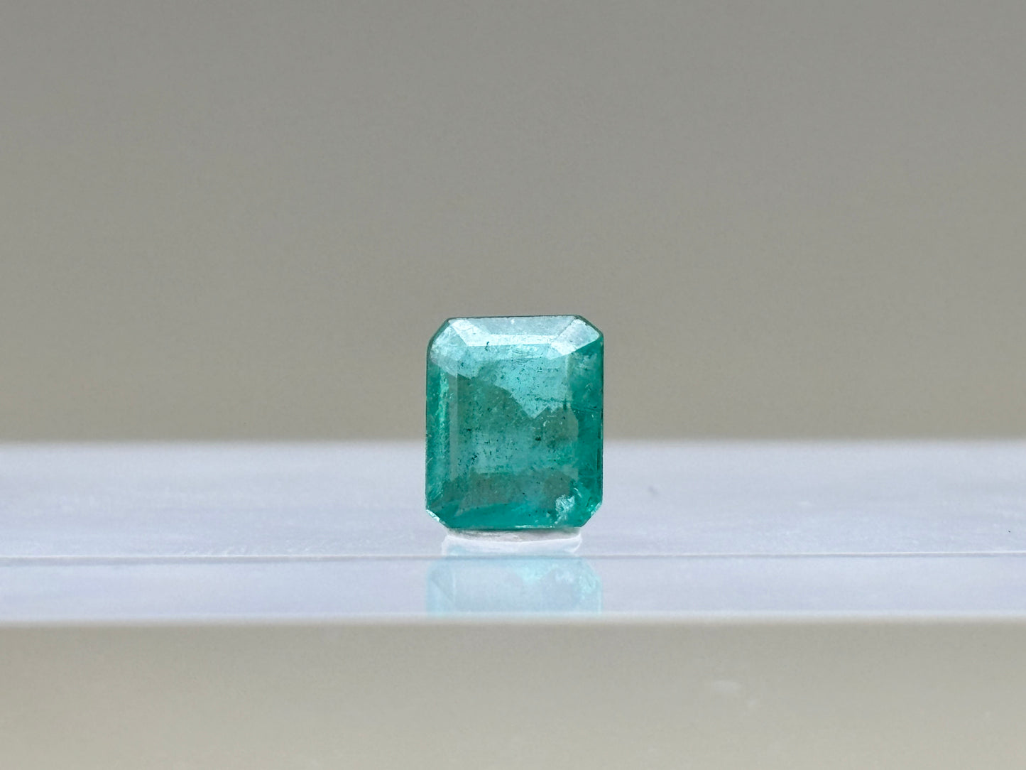 1.49 Carat Natural Green Loose Zambian Emerald - Emerald Cut