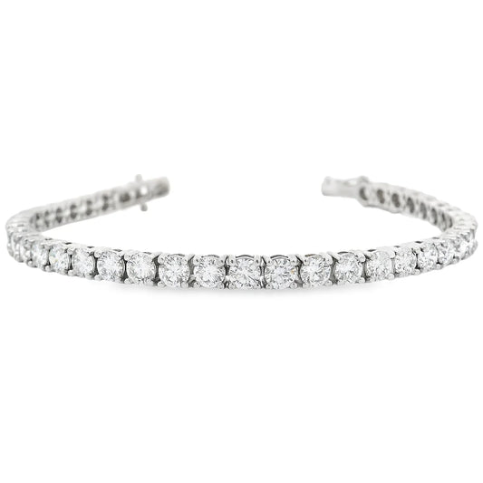 14k Diamond Tennis Bracelet - 10 cttw