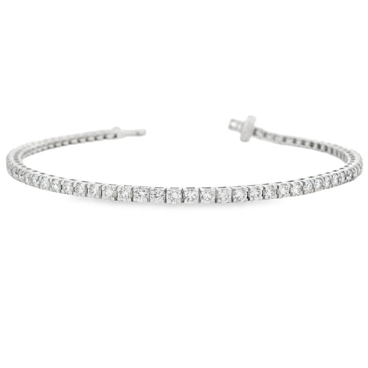 14k Diamond Tennis Bracelet - 4 cttw