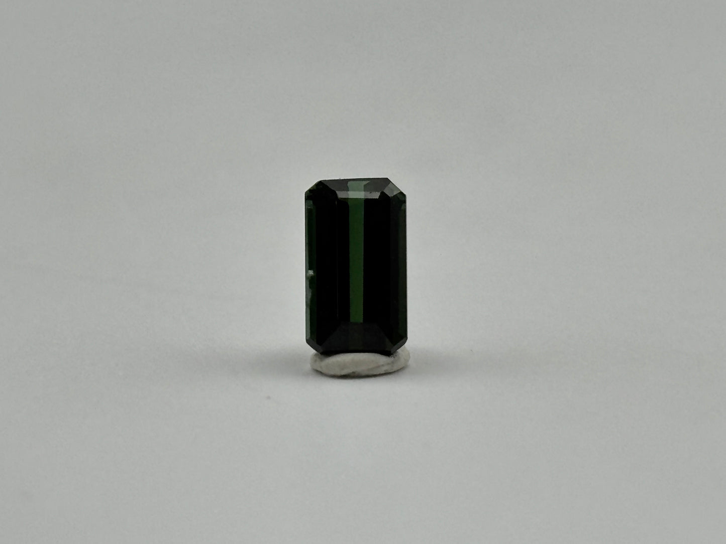 0.85 Carat Natural Green Loose Nigerian Tourmaline - Emerald Cut