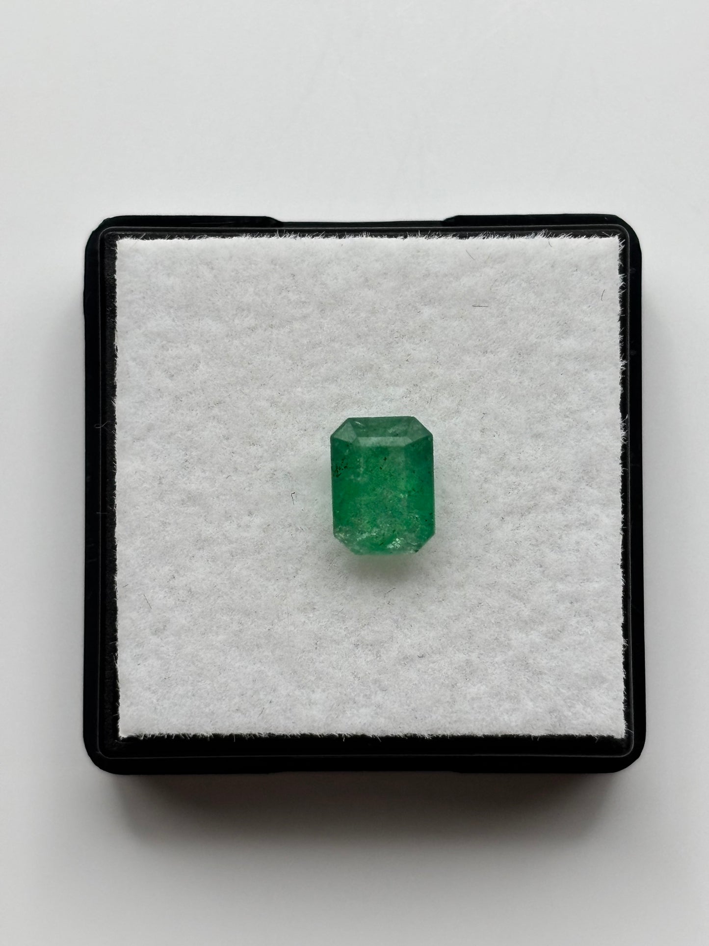 1.16 Carat Natural Green Loose Colombian Emerald - Emerald Cut