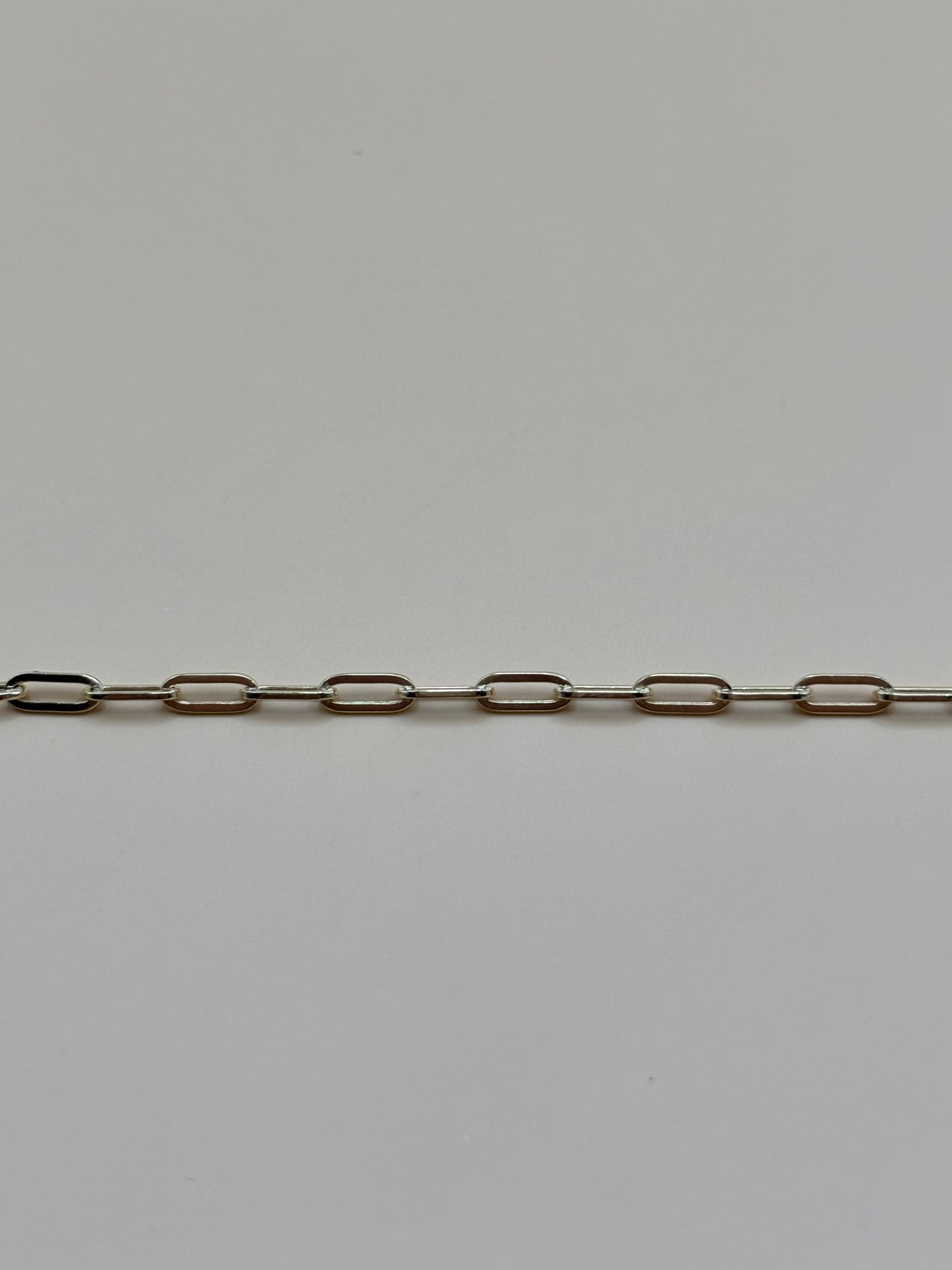 14k Yellow Gold 2.3mm Paperclip Link Chain - 16"
